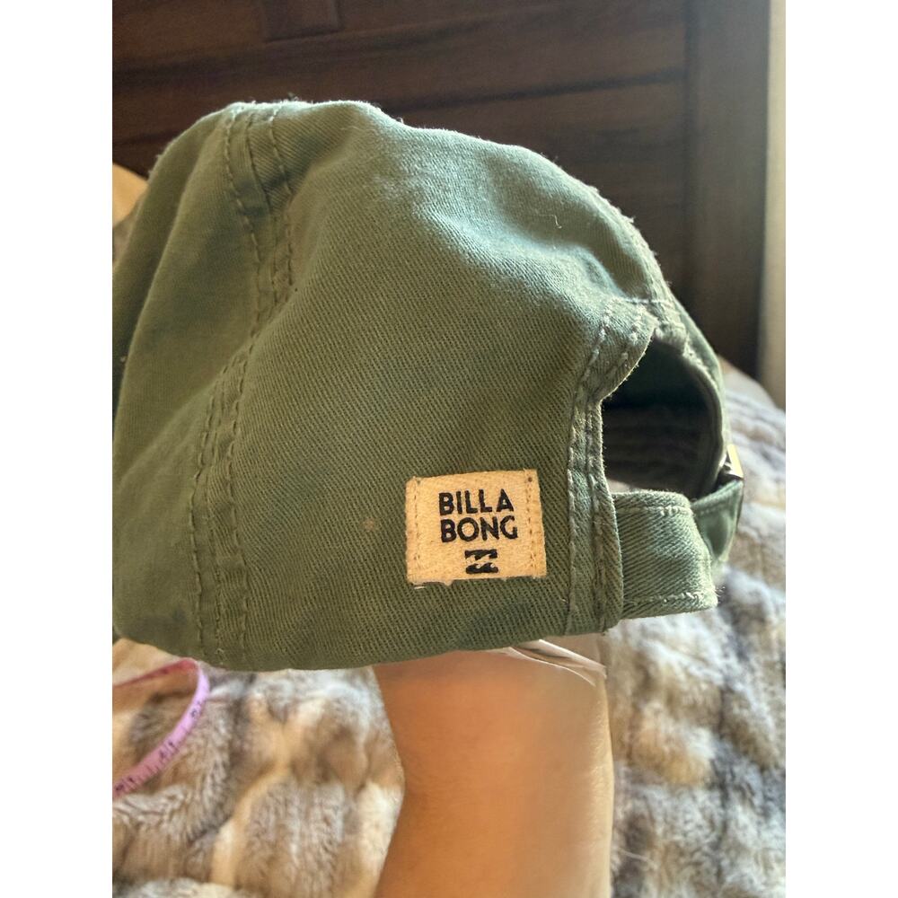 Billabong Dad Cap Cali Love Skater One Size Neutral Army Olive Green Surf - Picture 4 of 5